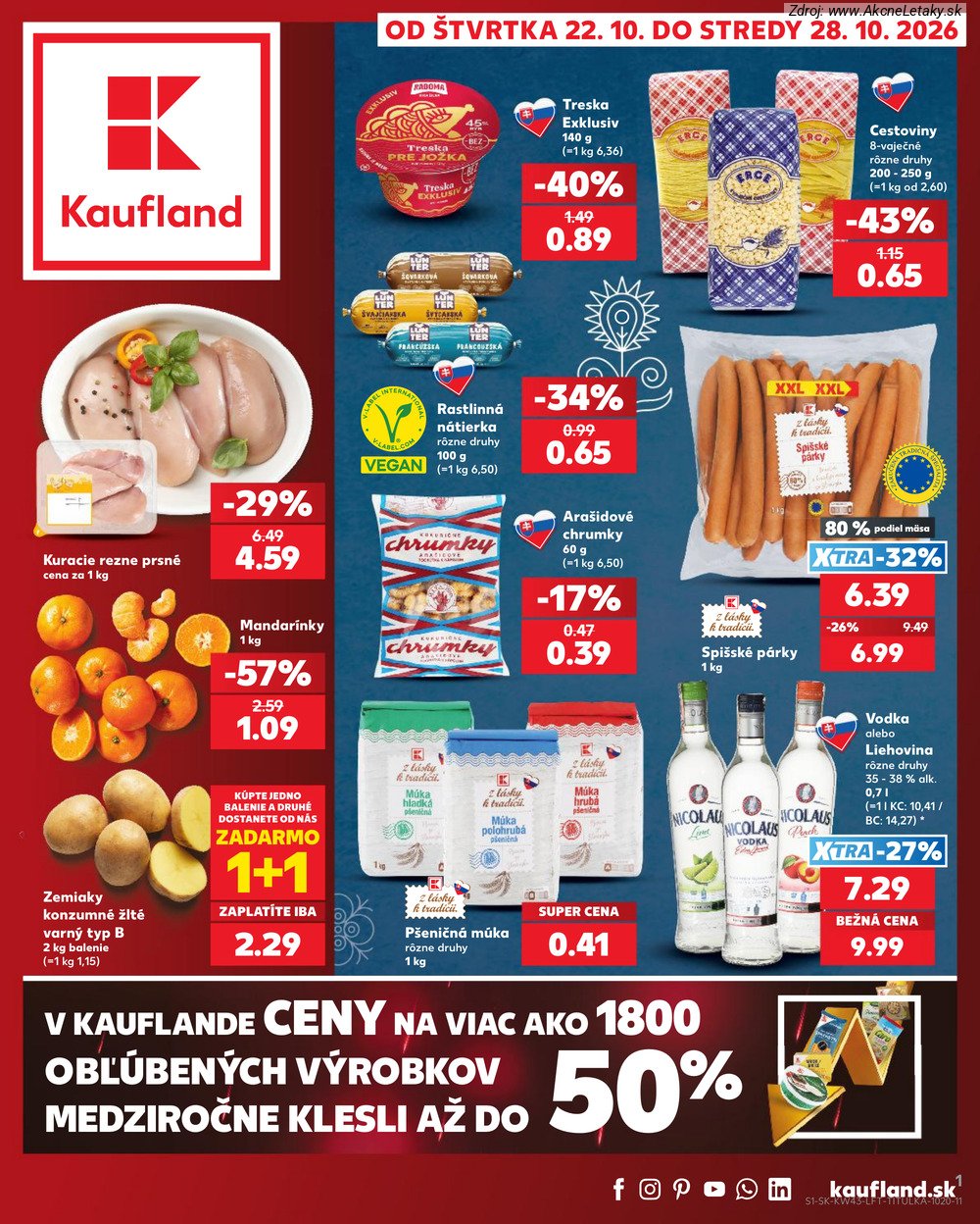 Strana 7 - leták Kaufland (22. 10. - 28. 10. 2026)