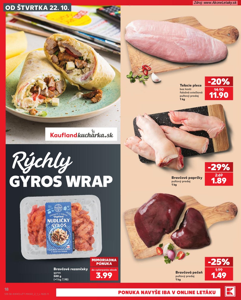 Leták Kaufland (22. 10. - 28. 10. 2026) - strana 18 z 76