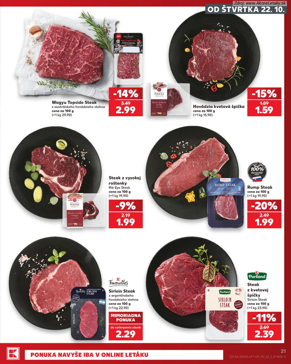Leták Kaufland (22. 10. - 28. 10. 2026) - strana 21 z 76