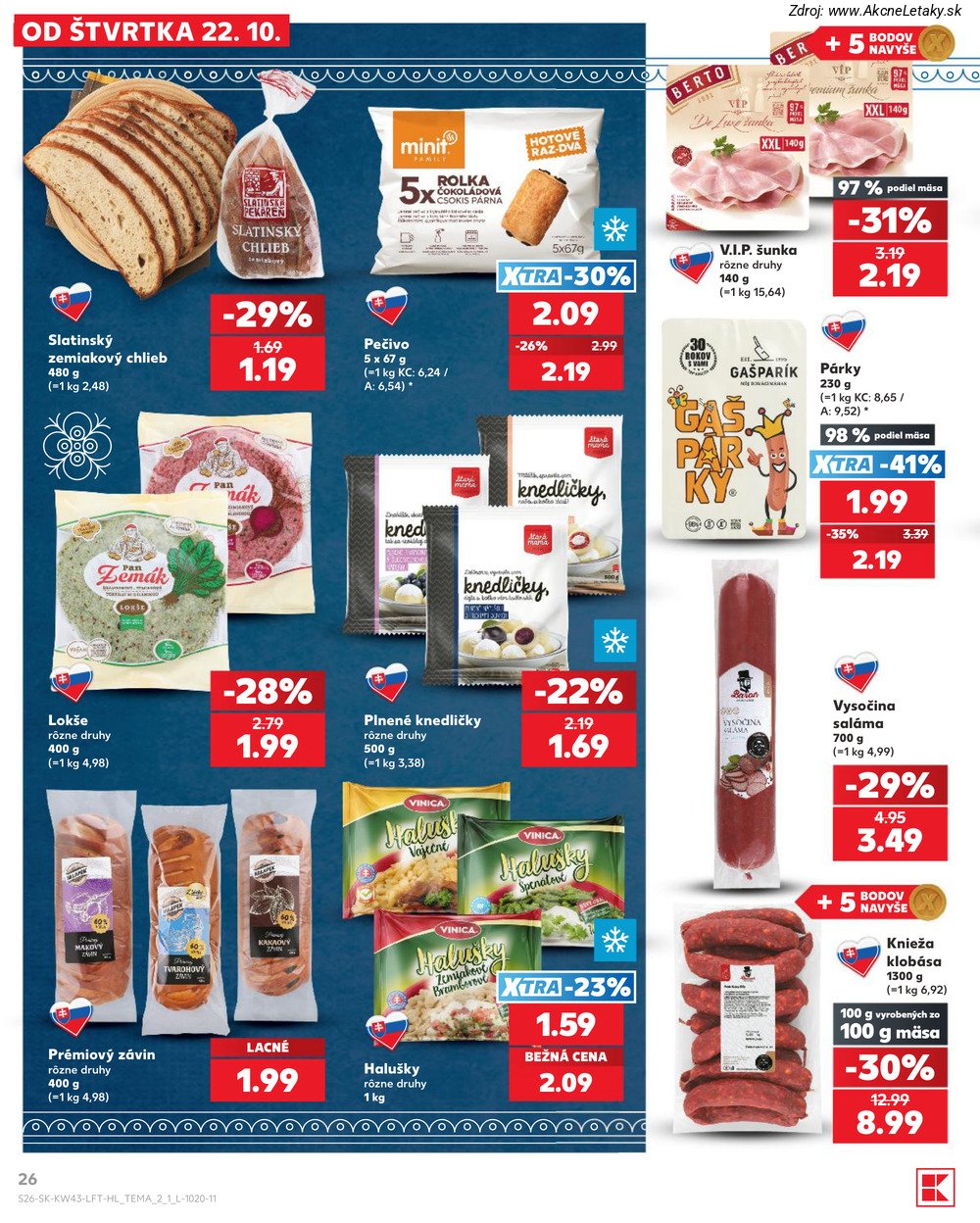 Leták Kaufland (22. 10. - 28. 10. 2026) - strana 26 z 76