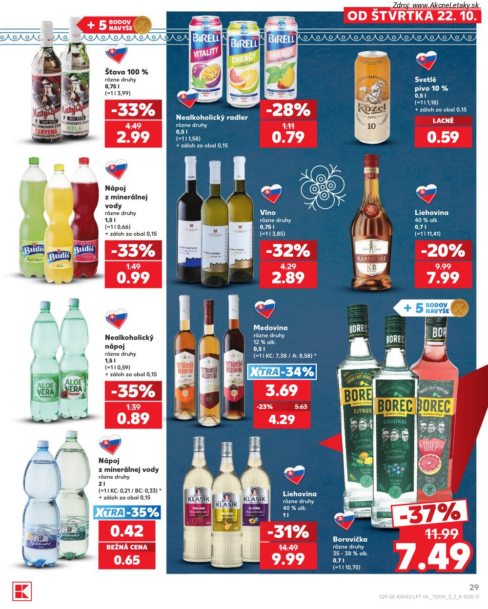 Leták Kaufland (22. 10. - 28. 10. 2026) - strana 29 z 76