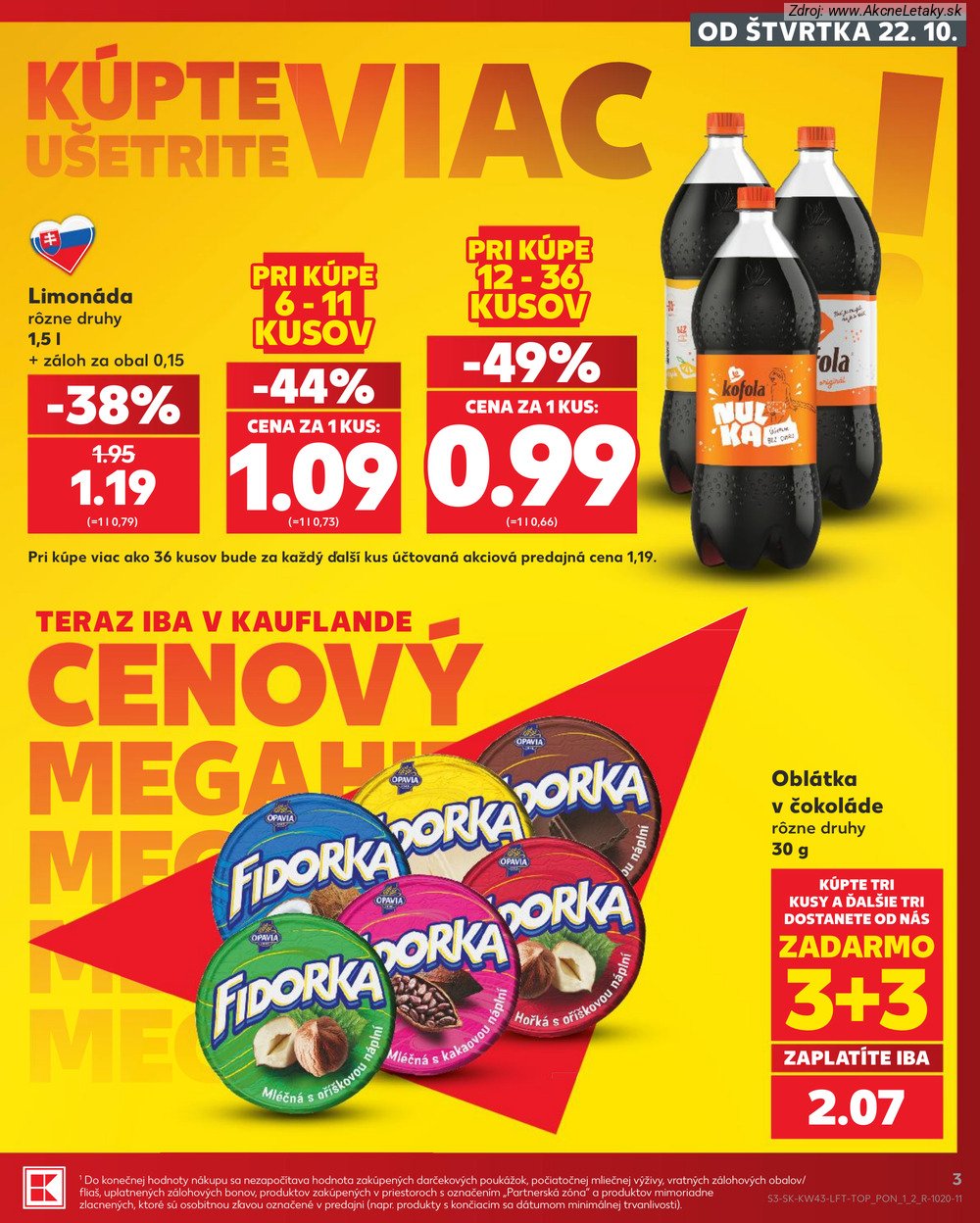 Leták Kaufland (22. 10. - 28. 10. 2026) - strana 3 z 76