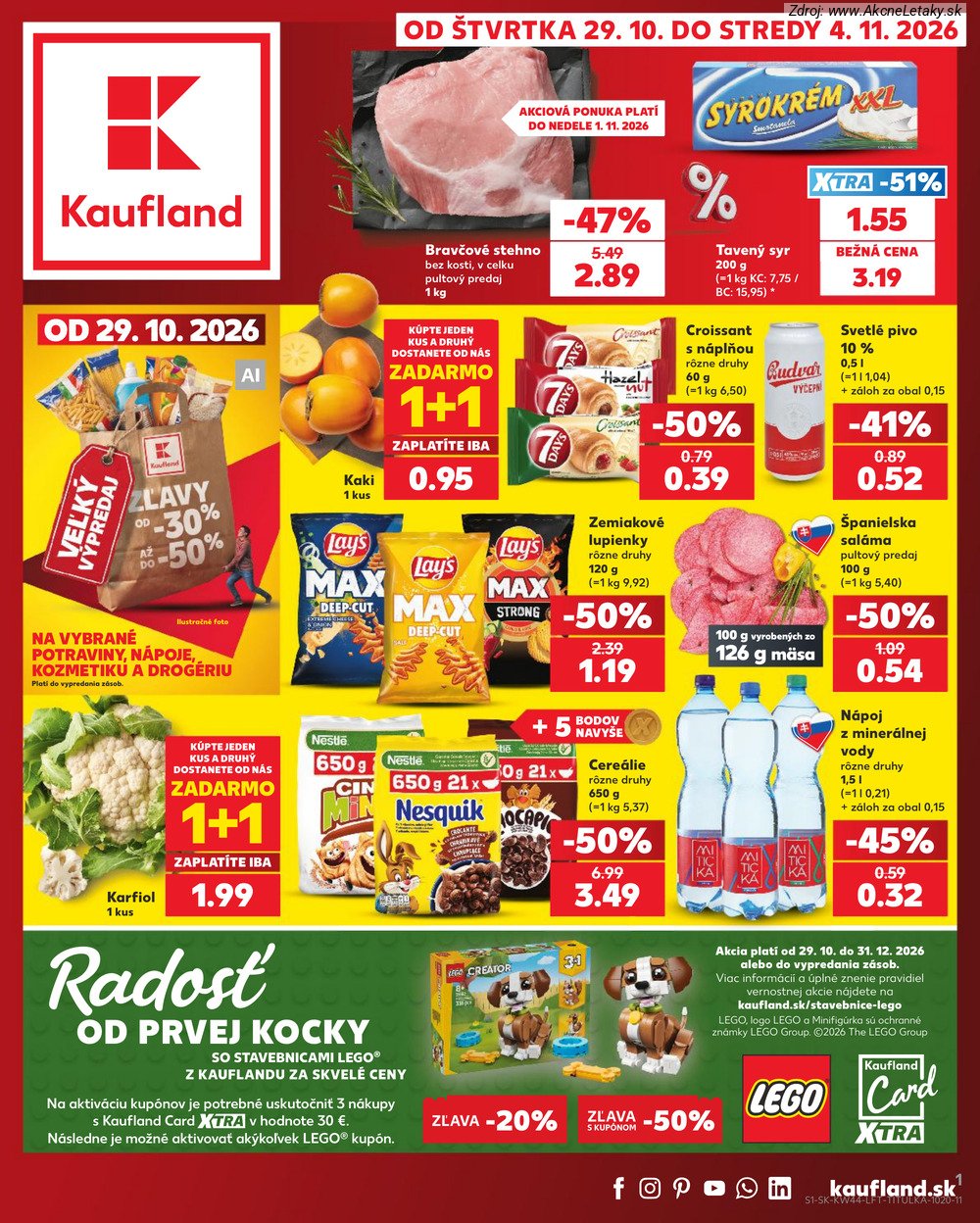 Leták Kaufland - strana 1