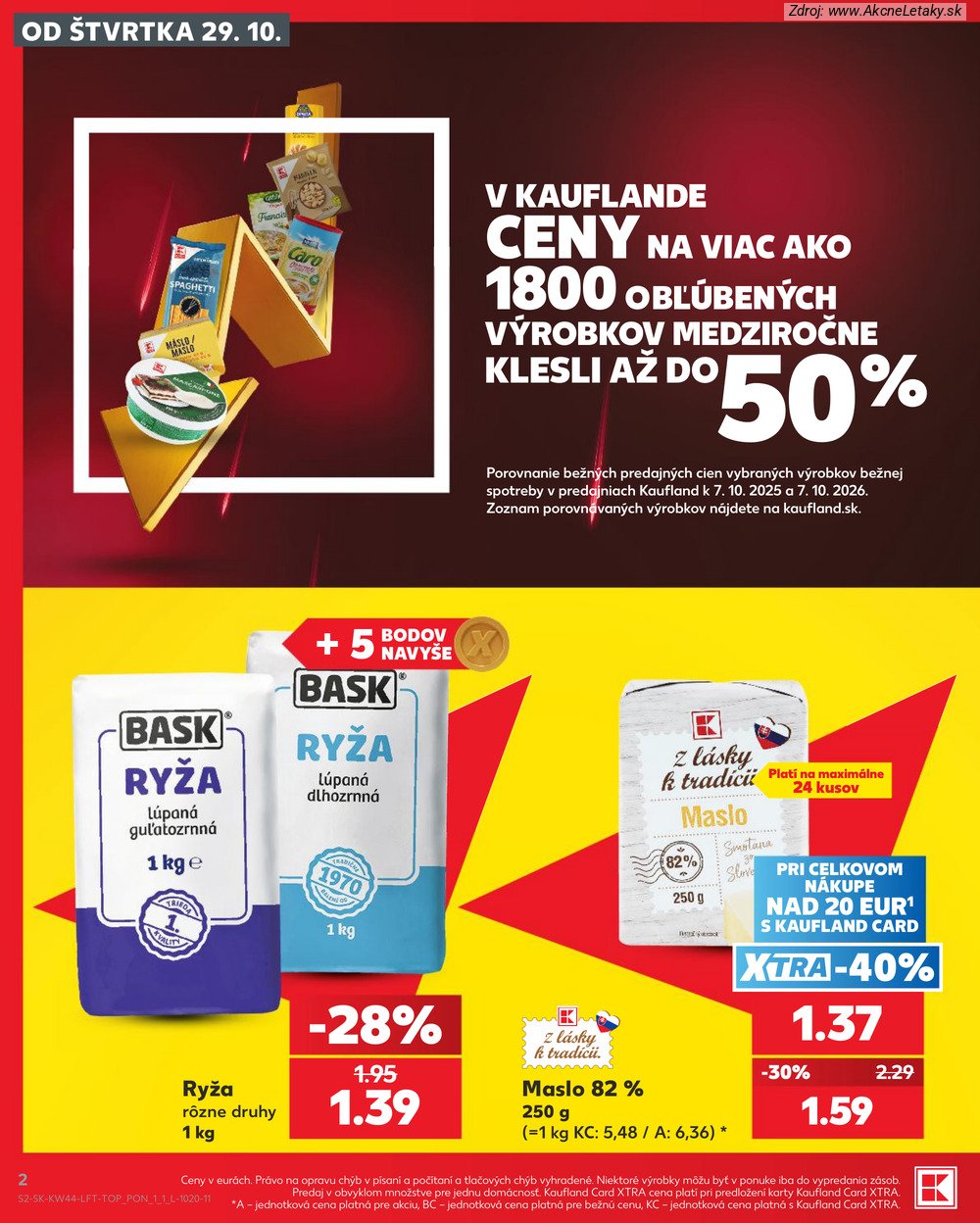 Leták Kaufland (29. 10. - 4. 11. 2026) - strana 2 z 78