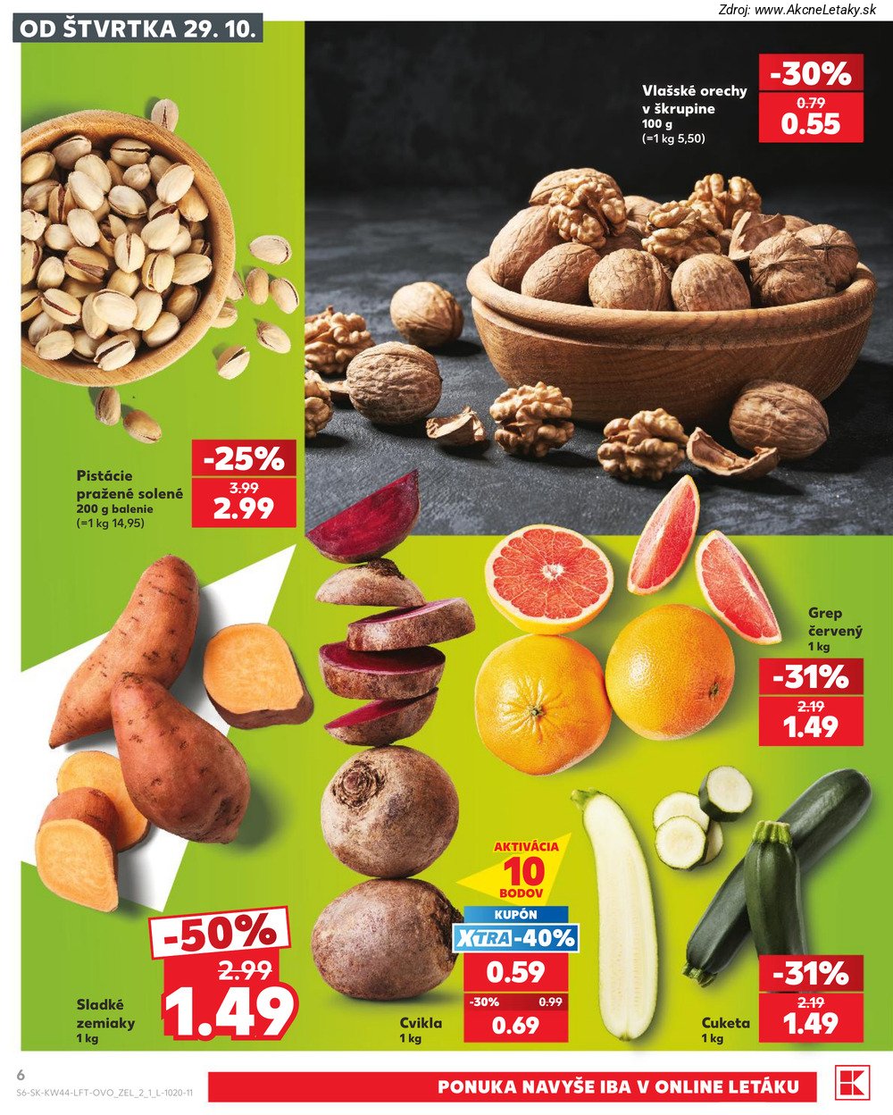 Leták Kaufland (29. 10. - 4. 11. 2026) - strana 6 z 78