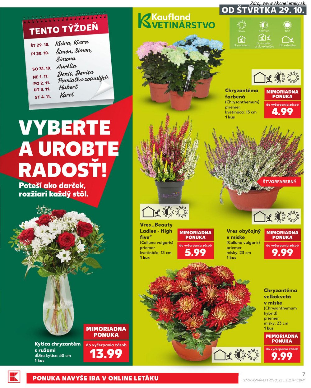 Leták Kaufland (29. 10. - 4. 11. 2026) - strana 7 z 78