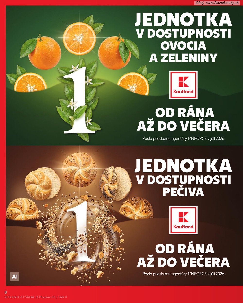 Leták Kaufland (29. 10. - 4. 11. 2026) - strana 8 z 78