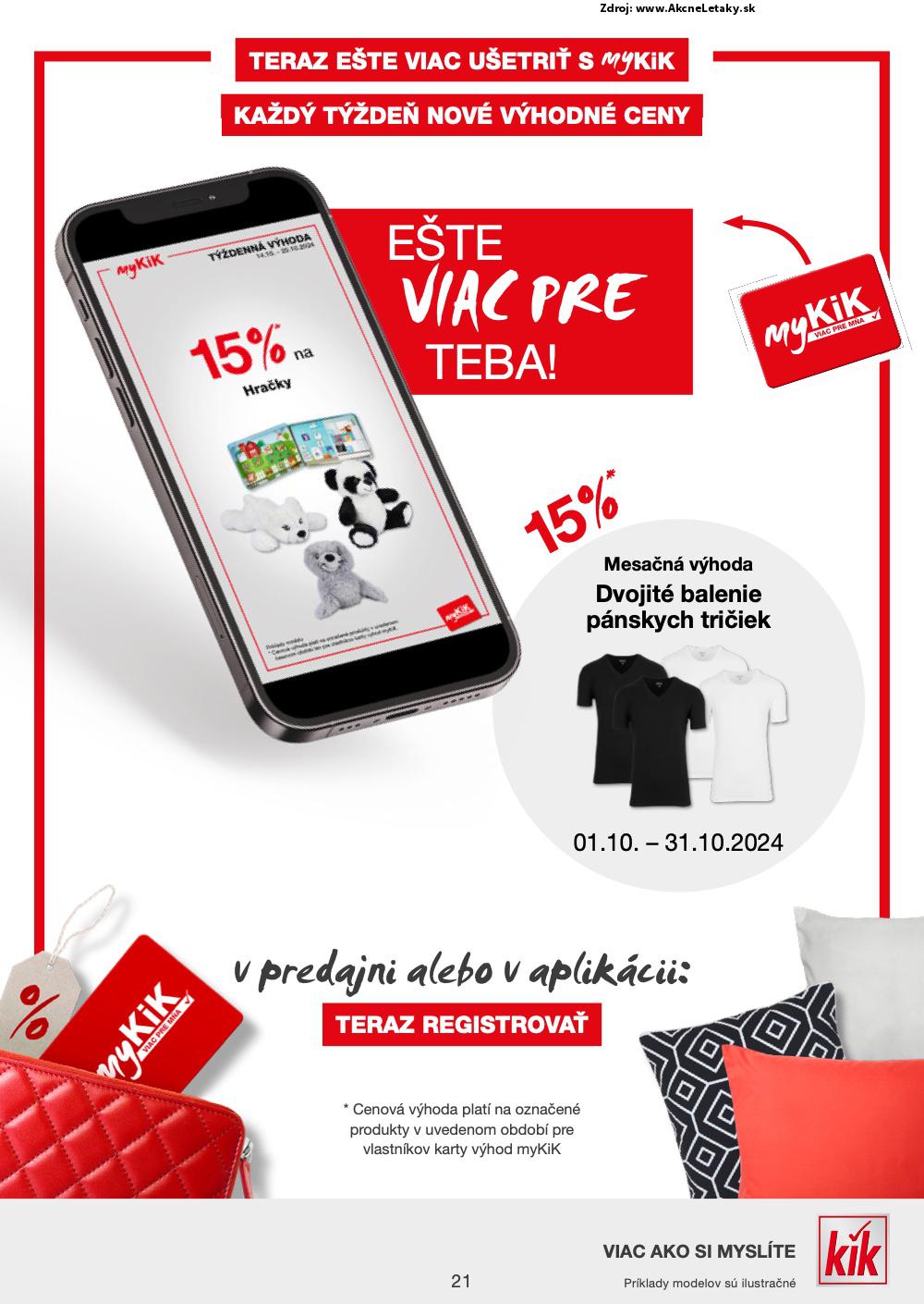 Leták KiK (14. 10. - 3. 11. 2024) - strana 21 z 26