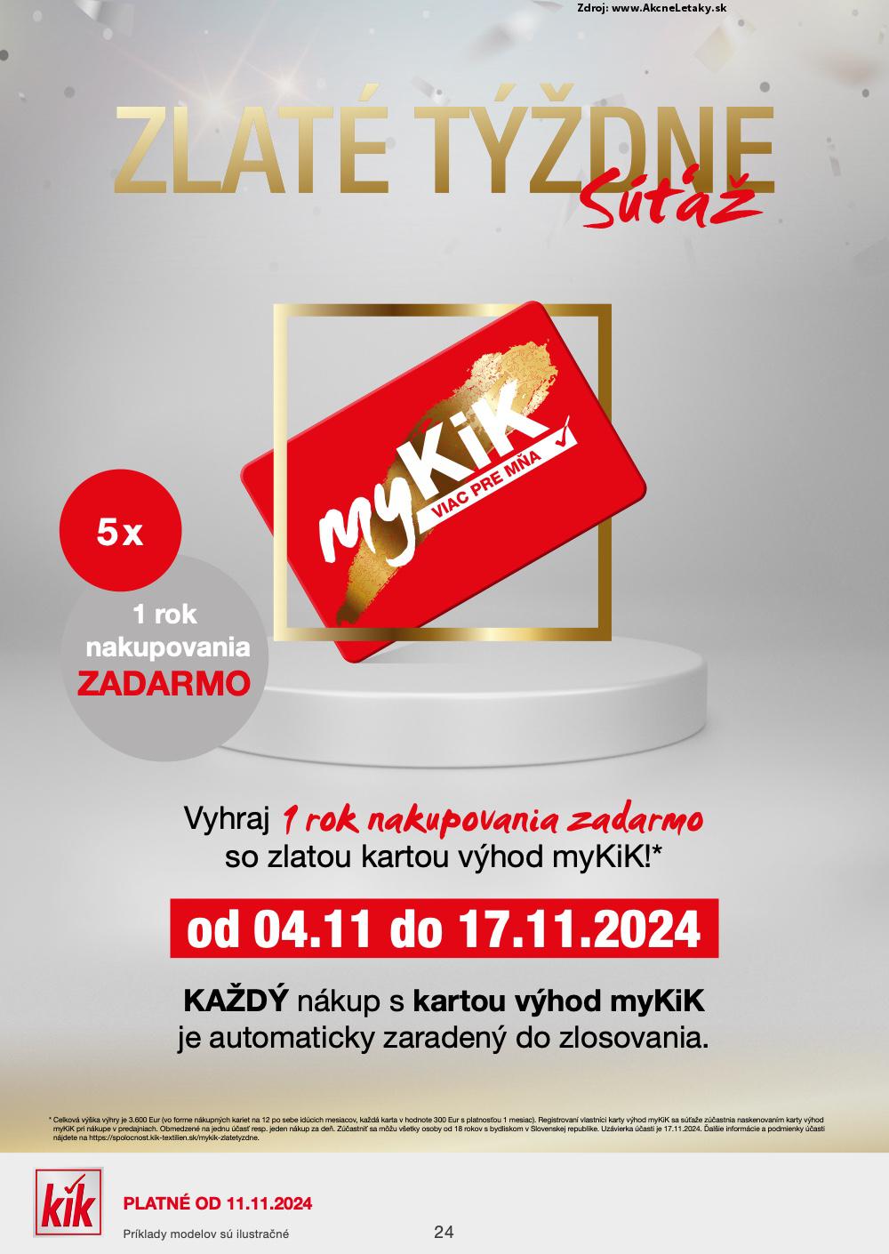 Leták KiK (11. 11. - 17. 11. 2024) - strana 24 z 26