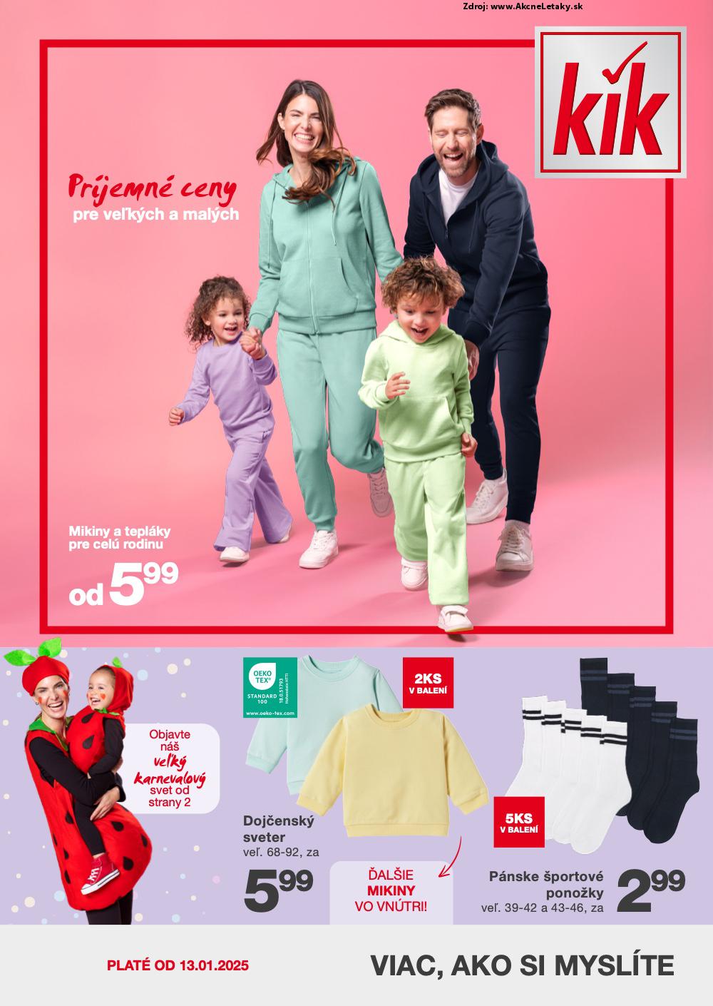 Leták KiK - strana 1