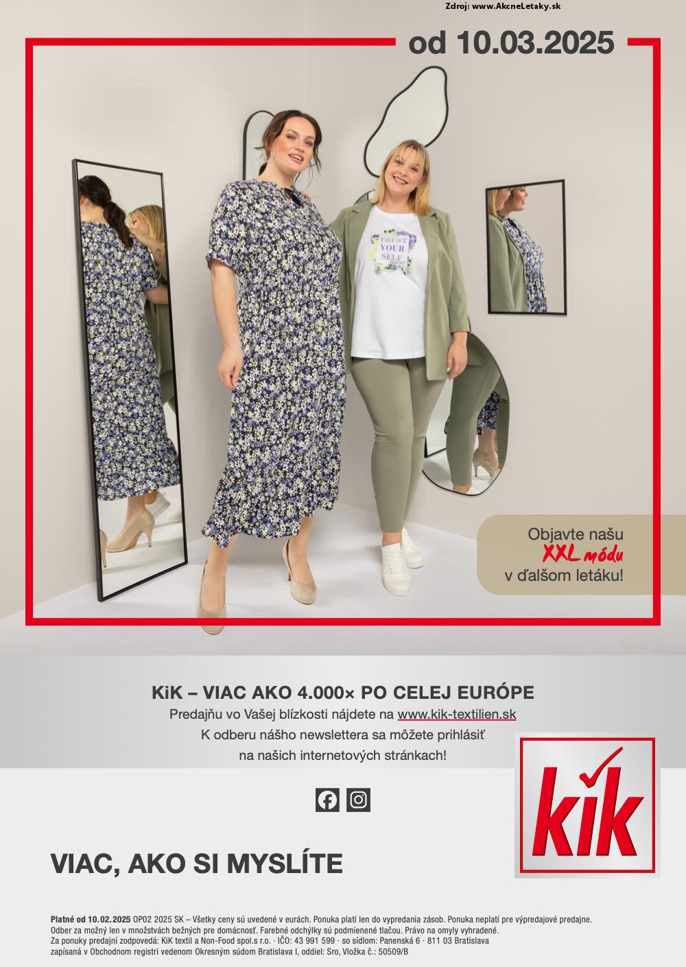 Leták KiK (10. 2. - 6. 3. 2025) - strana 24 z 24