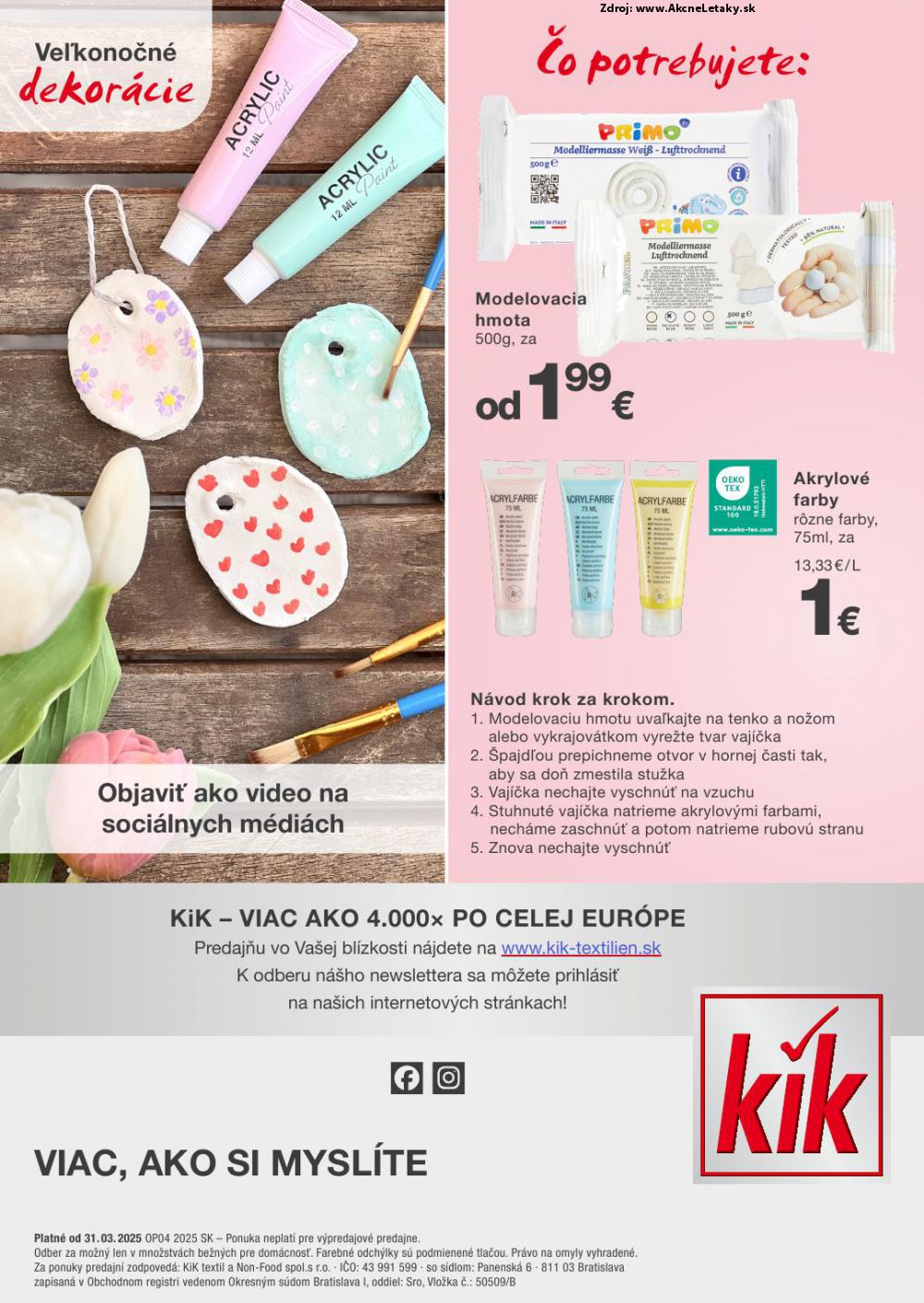 Leták KiK (31. 3. - 20. 4. 2025) - strana 27 z 27