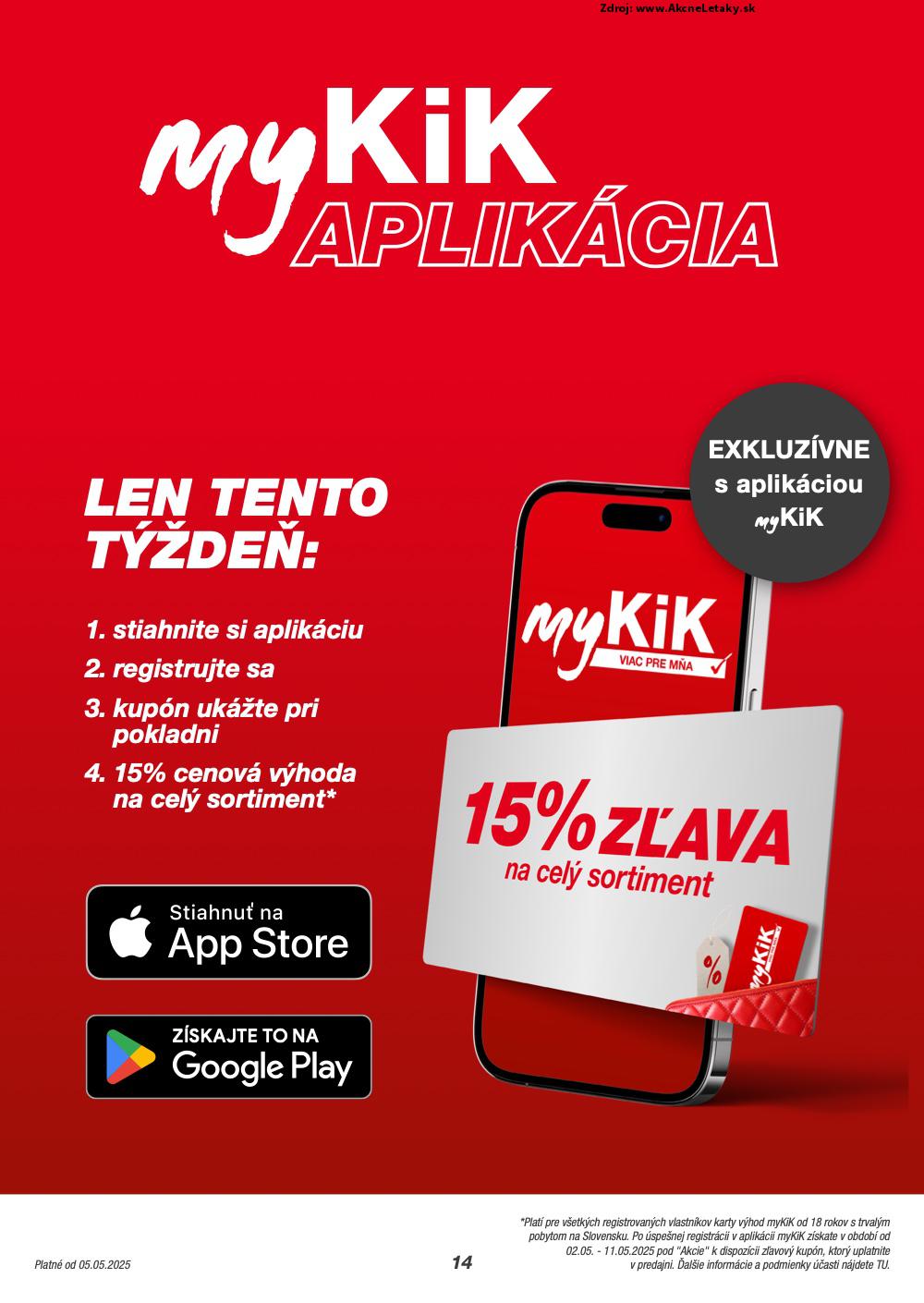 Leták KiK (5. 5. - 1. 6. 2025) - strana 14 z 22