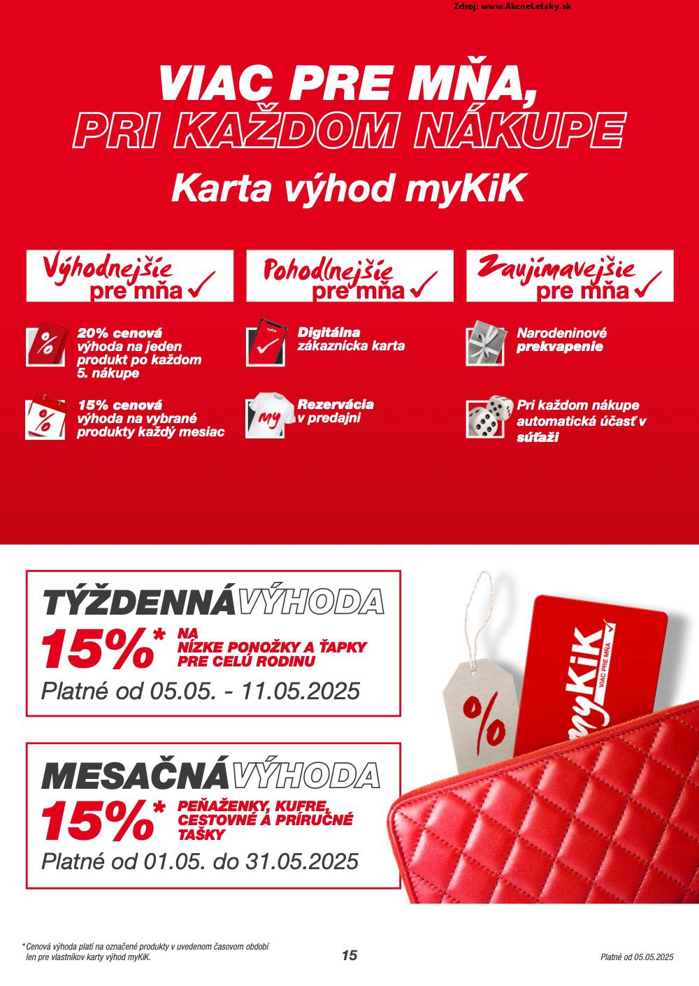 Leták KiK (5. 5. - 1. 6. 2025) - strana 15 z 22