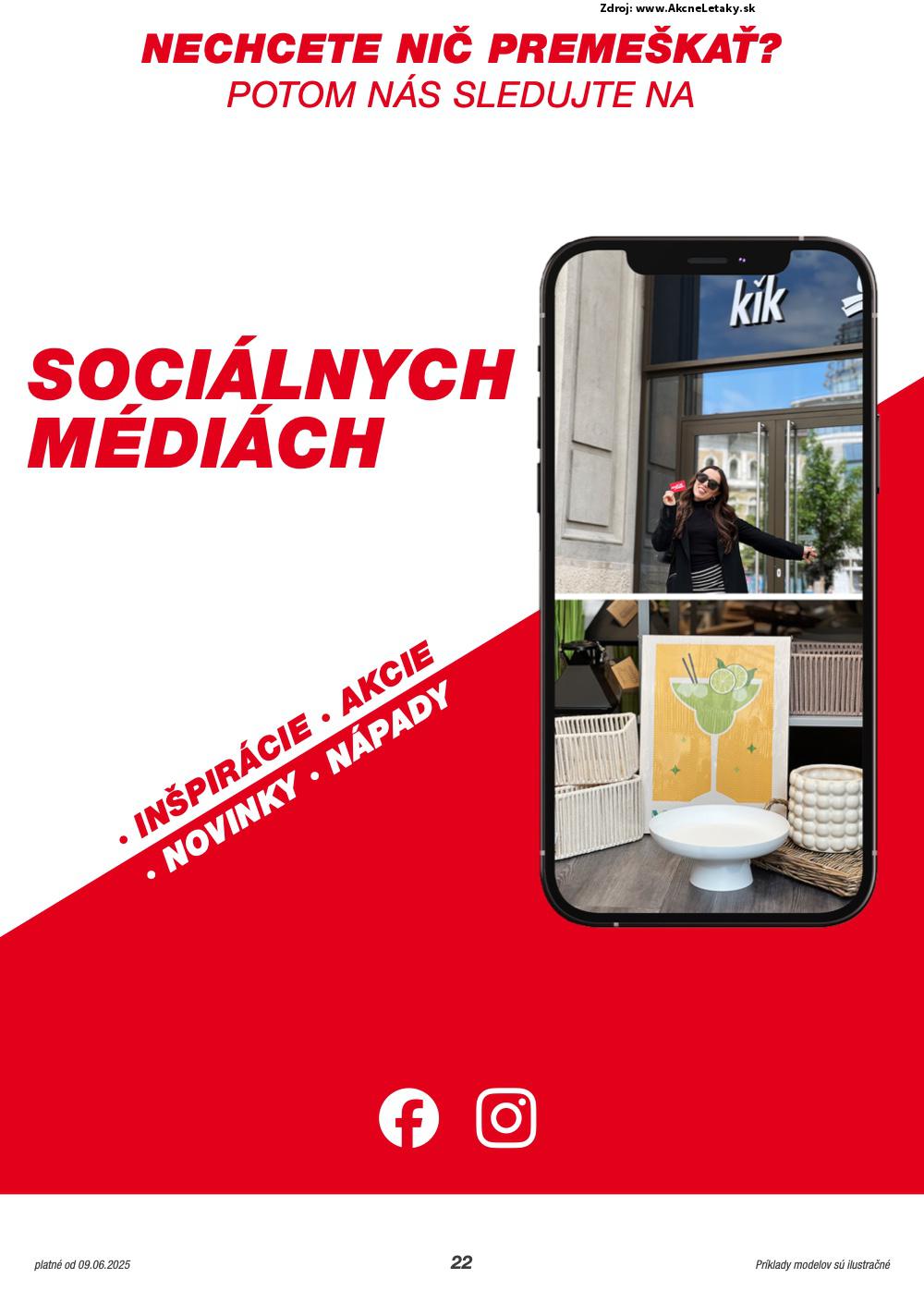 Leták KiK (9. 6. - 10. 8. 2025) - strana 22 z 24