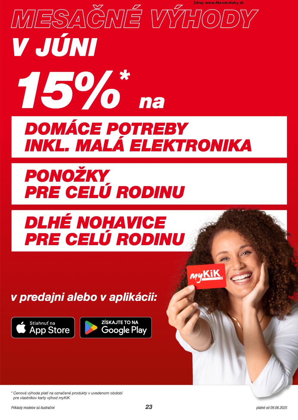 Leták KiK (9. 6. - 10. 8. 2025) - strana 23 z 24