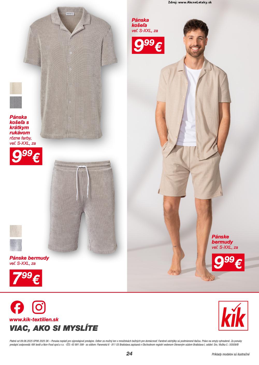 Leták KiK (9. 6. - 10. 8. 2025) - strana 24 z 24