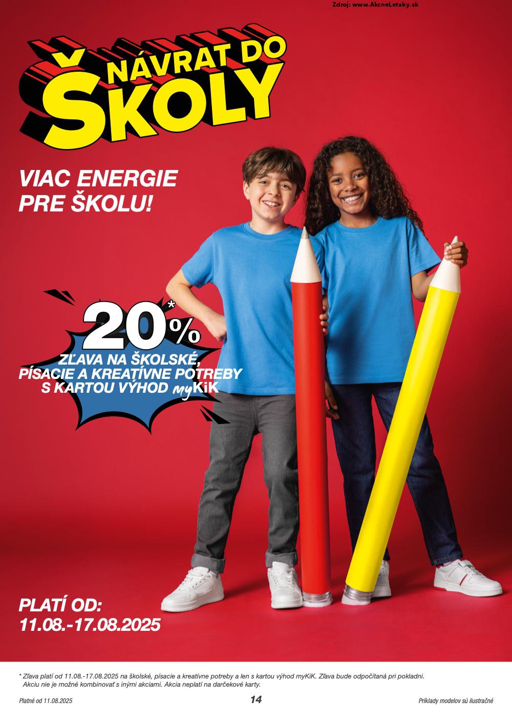 Leták KiK (11. 8. - 7. 9. 2025) - strana 14 z 26