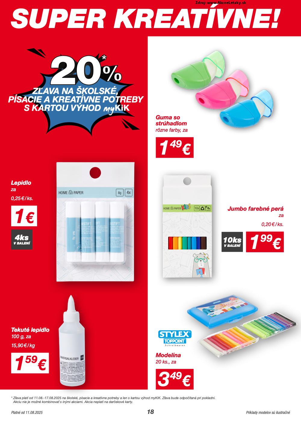 Leták KiK (11. 8. - 7. 9. 2025) - strana 18 z 26