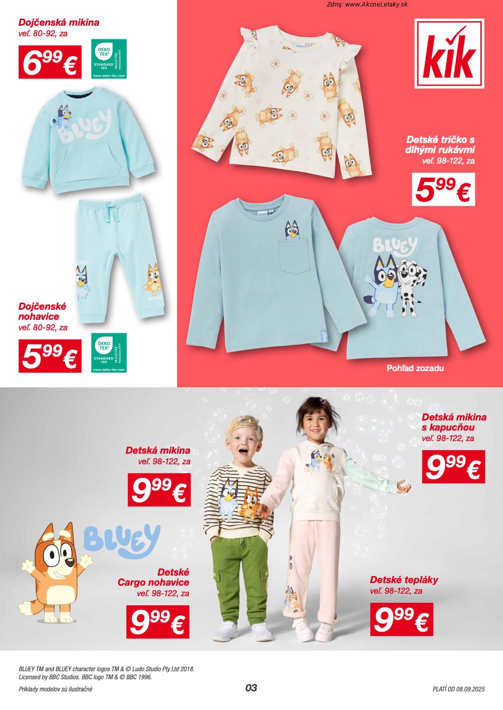Leták KiK (8. 9. - 21. 9. 2025) - strana 3 z 14