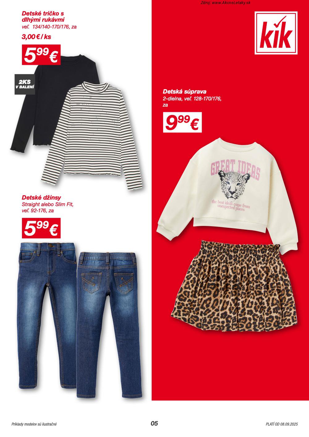 Leták KiK (8. 9. - 21. 9. 2025) - strana 5 z 14
