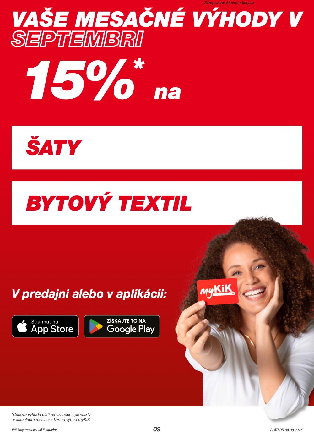 Leták KiK (8. 9. - 21. 9. 2025) - strana 9 z 14