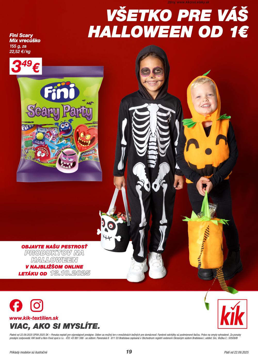 Leták KiK (22. 9. - 12. 10. 2025) - strana 19 z 19