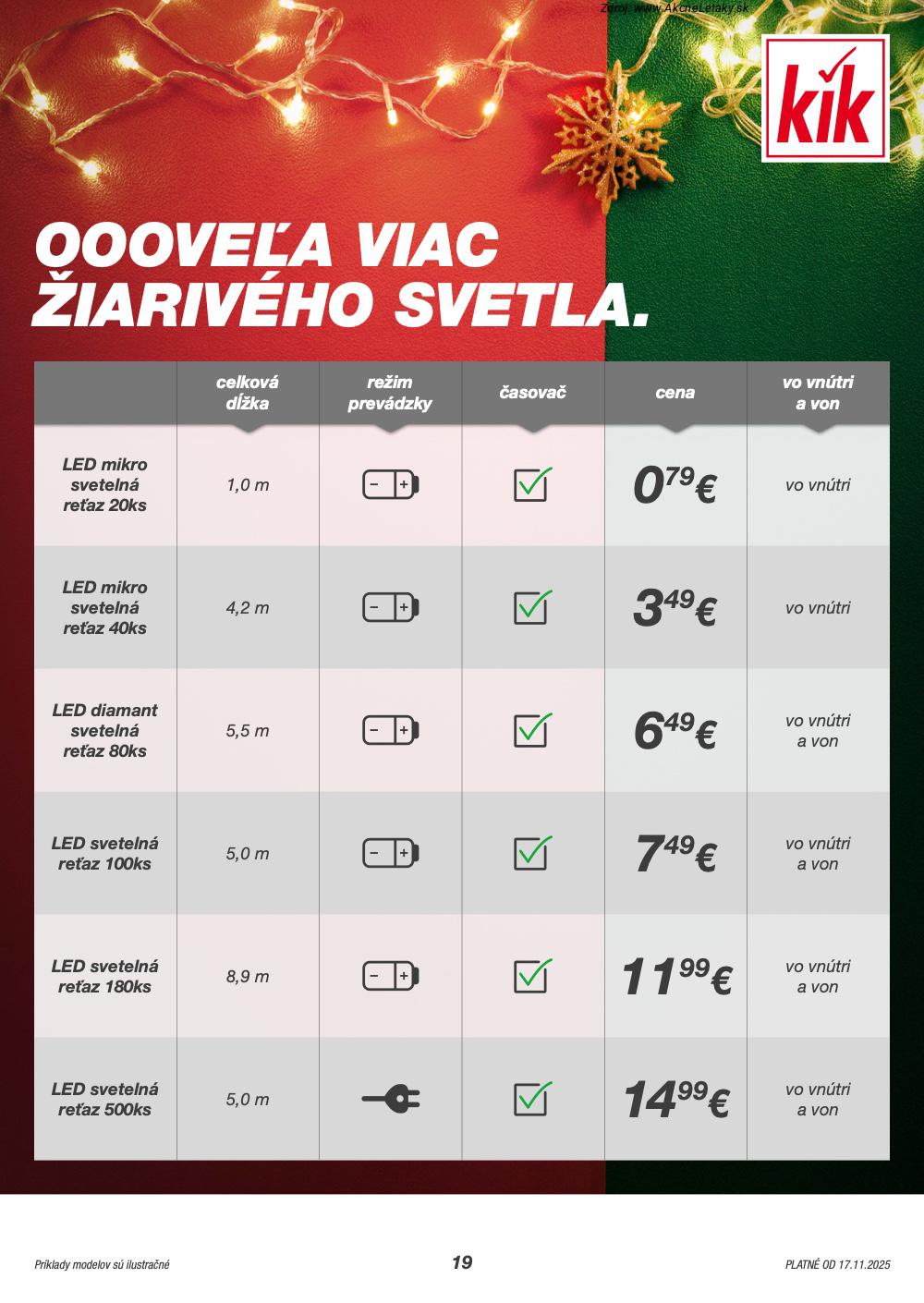 Leták KiK (17. 11. - 25. 1. 2026) - strana 19 z 21