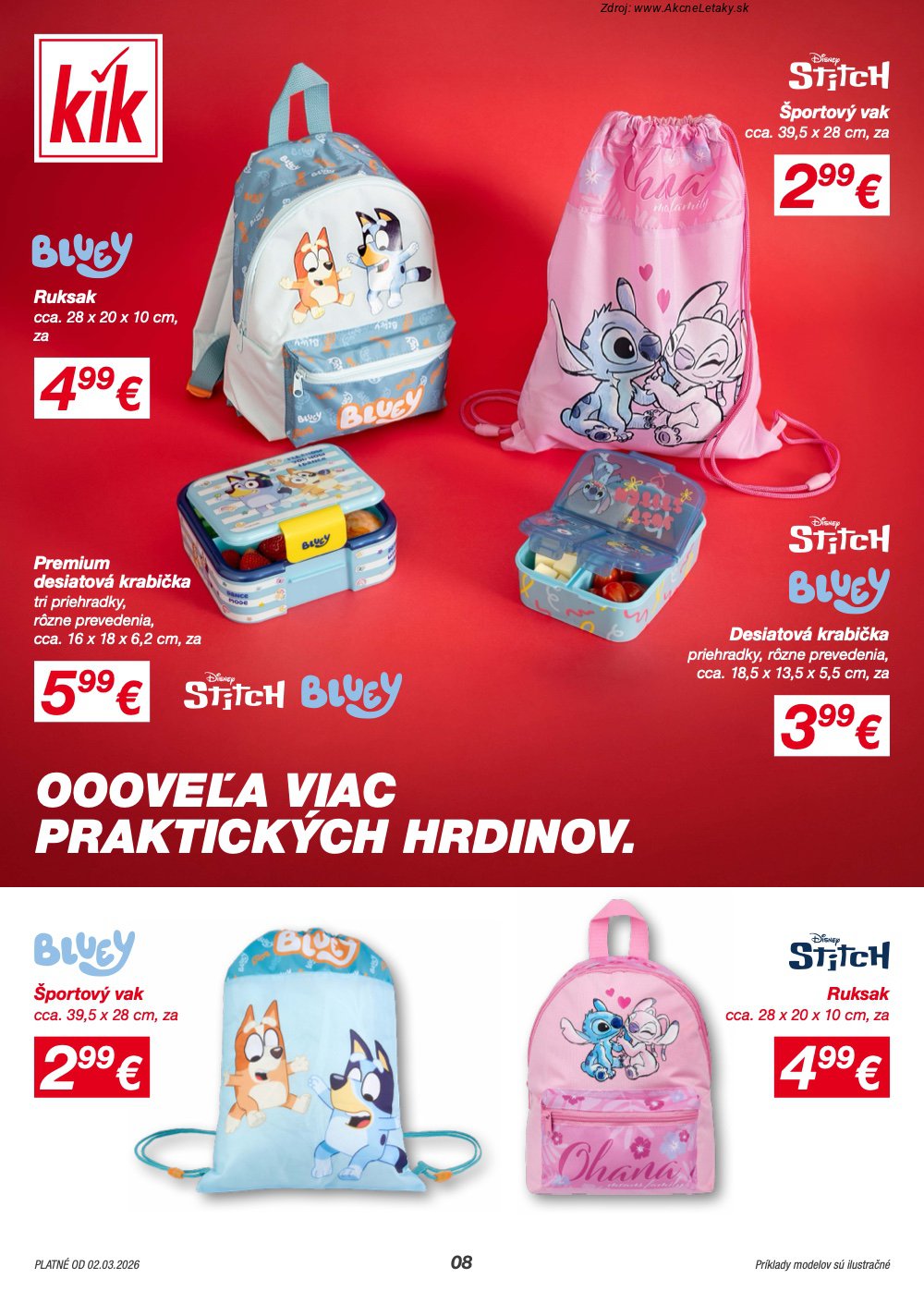 Leták KiK (2. 3. - 22. 3. 2026) - strana 8 z 14
