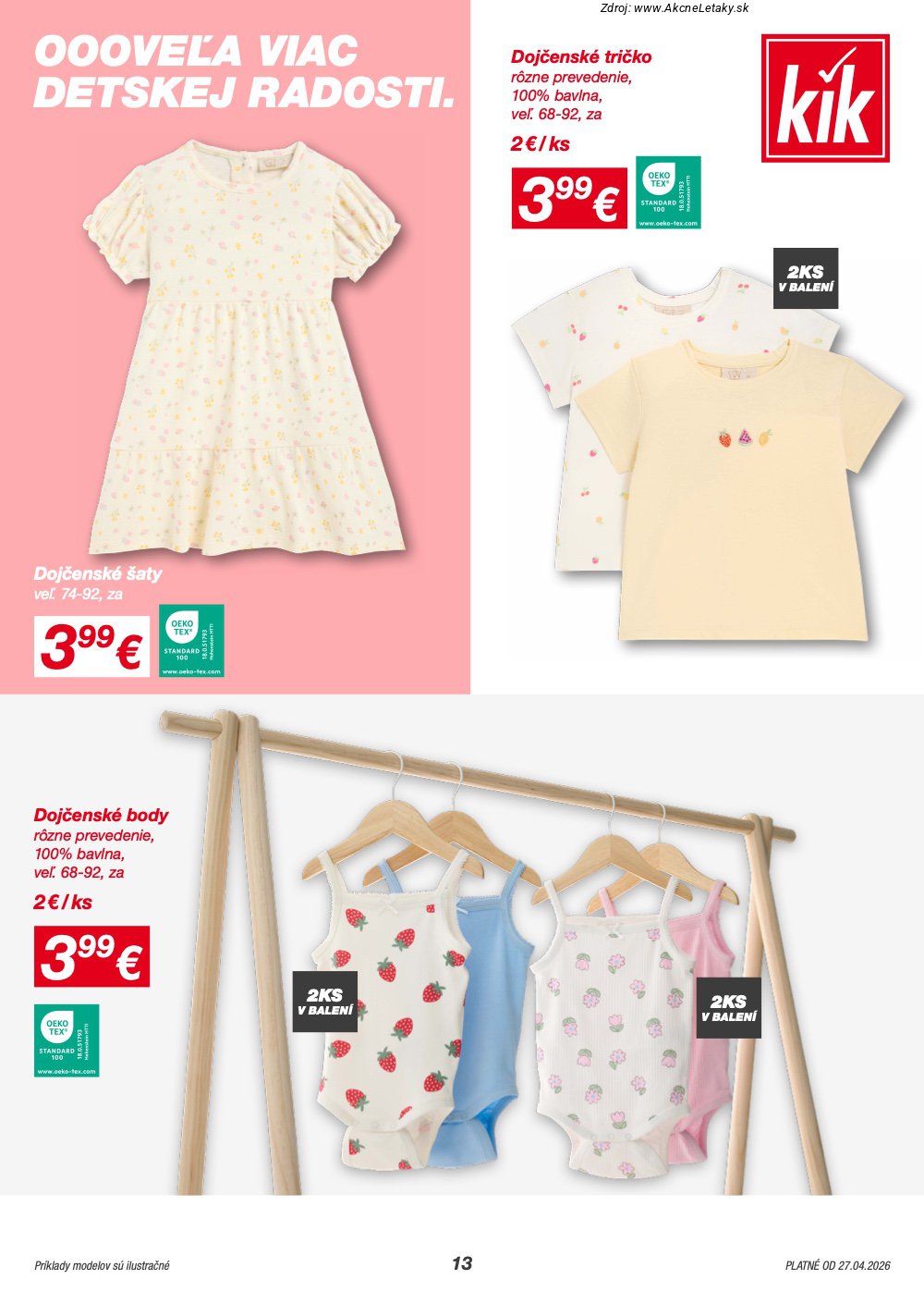 Leták KiK (27. 4. - 17. 5. 2026) - strana 13 z 24