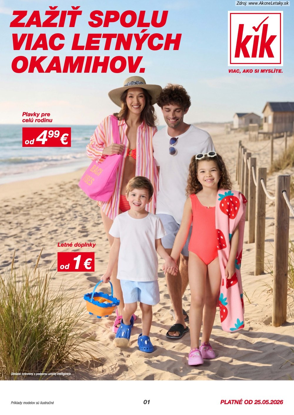 Leták KiK (25. 5. - 7. 6. 2026) - strana 1 z 20