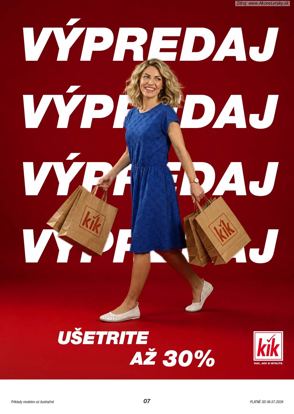 Leták KiK (6. 7. - 19. 7. 2026) - strana 7 z 12