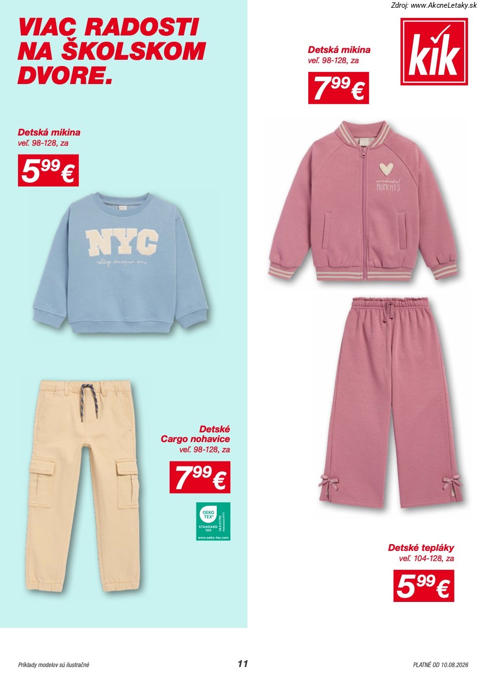Leták KiK (10. 8. - 23. 8. 2026) - strana 11 z 21