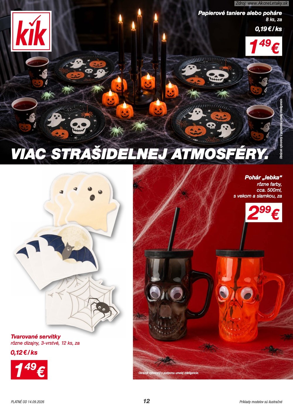 Leták KiK (14. 9. - 27. 9. 2026) - strana 12 z 14