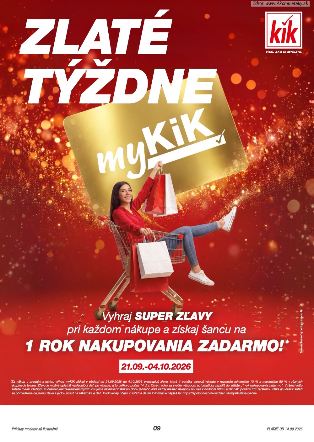 Leták KiK (14. 9. - 27. 9. 2026) - strana 9 z 14