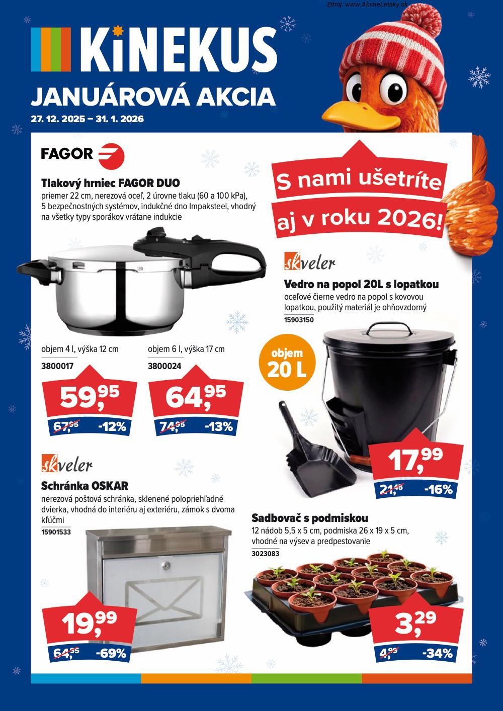 Leták Kinekus - strana 1