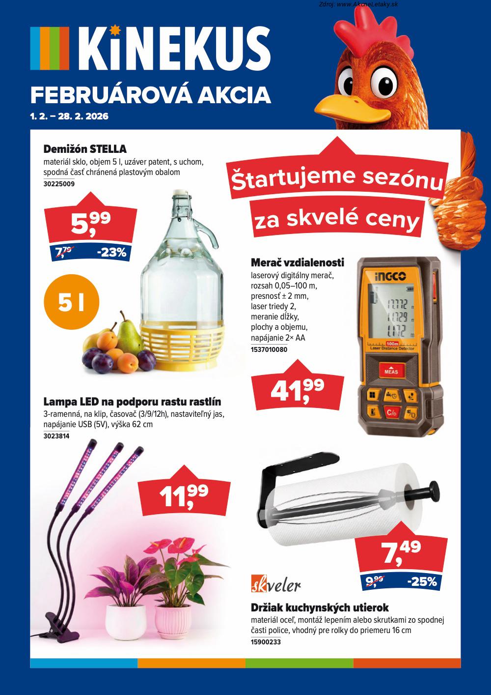 Leták Kinekus - strana 1