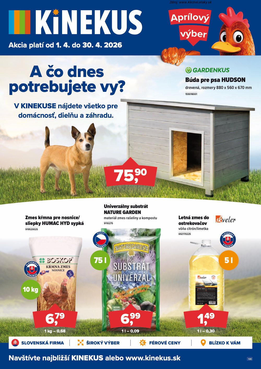 Leták Kinekus - strana 1