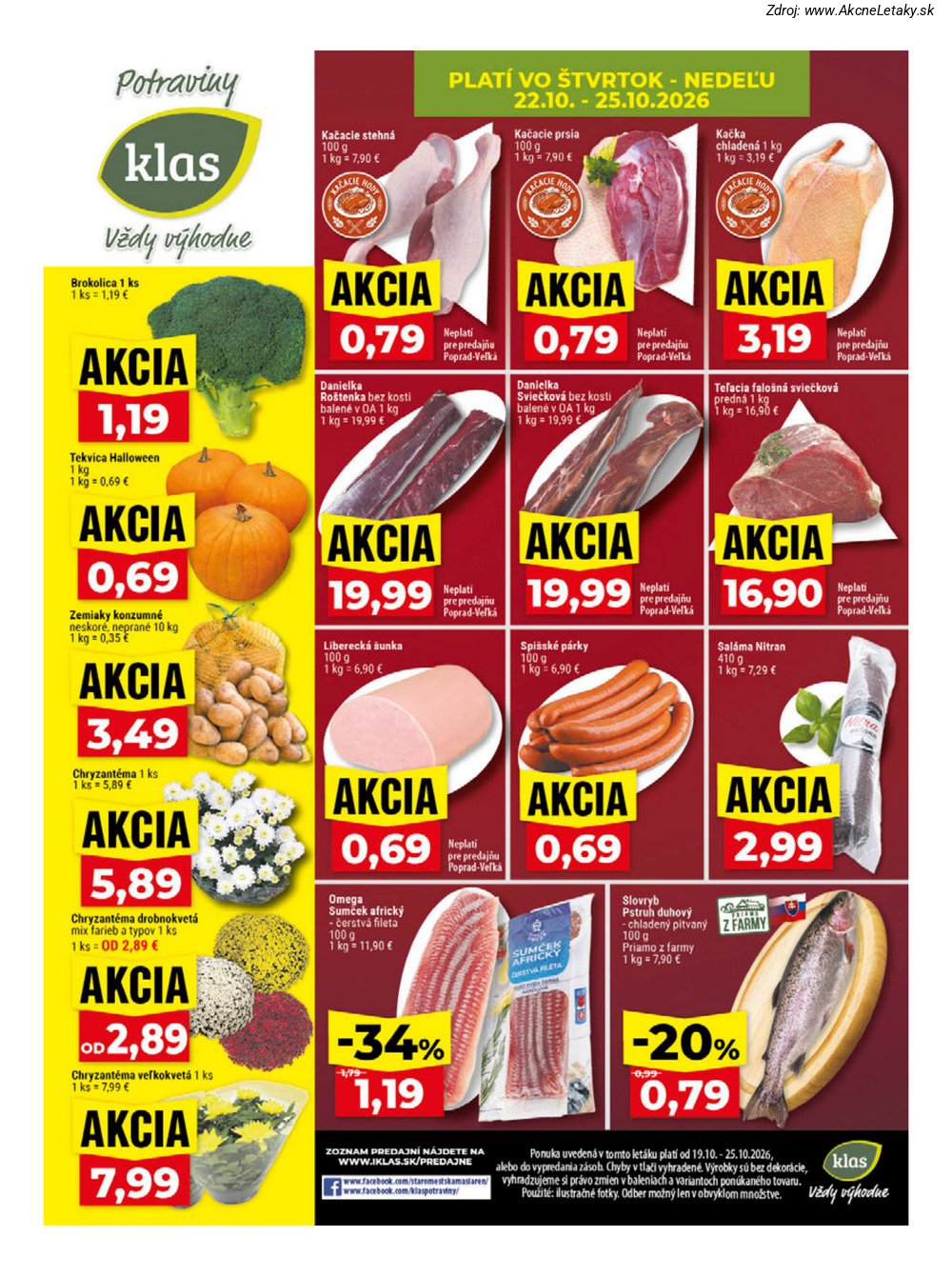 Strana 4 - leták Klas (22. 10. - 25. 10. 2026)
