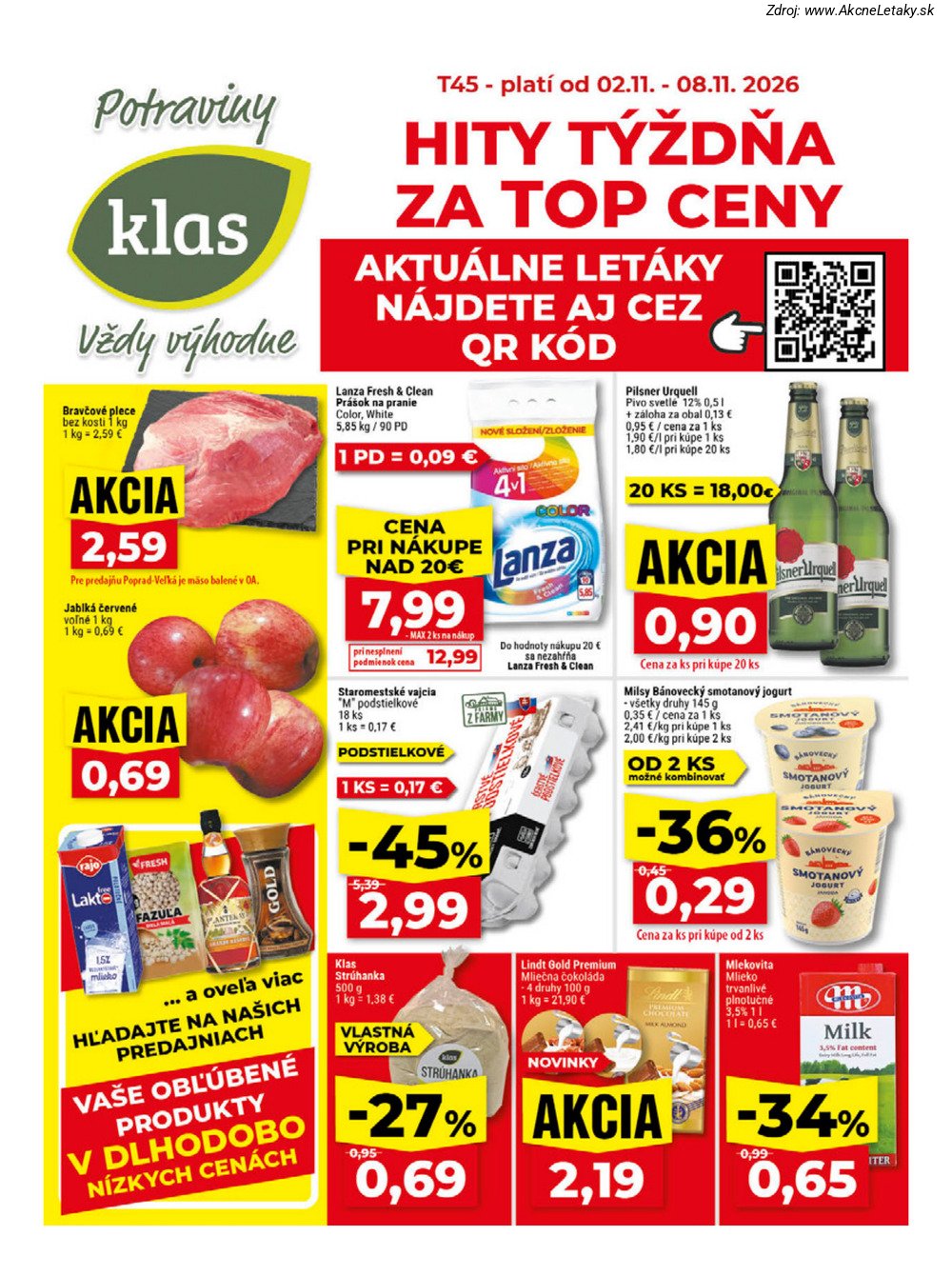 Strana 8 - leták Klas (2. 11. - 8. 11. 2026)