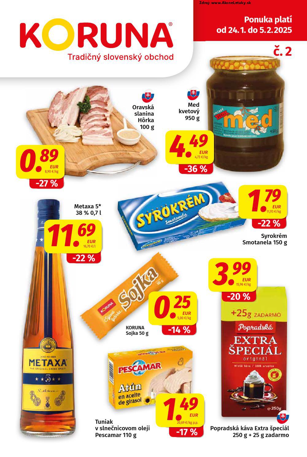 Leták KORUNA - strana 1