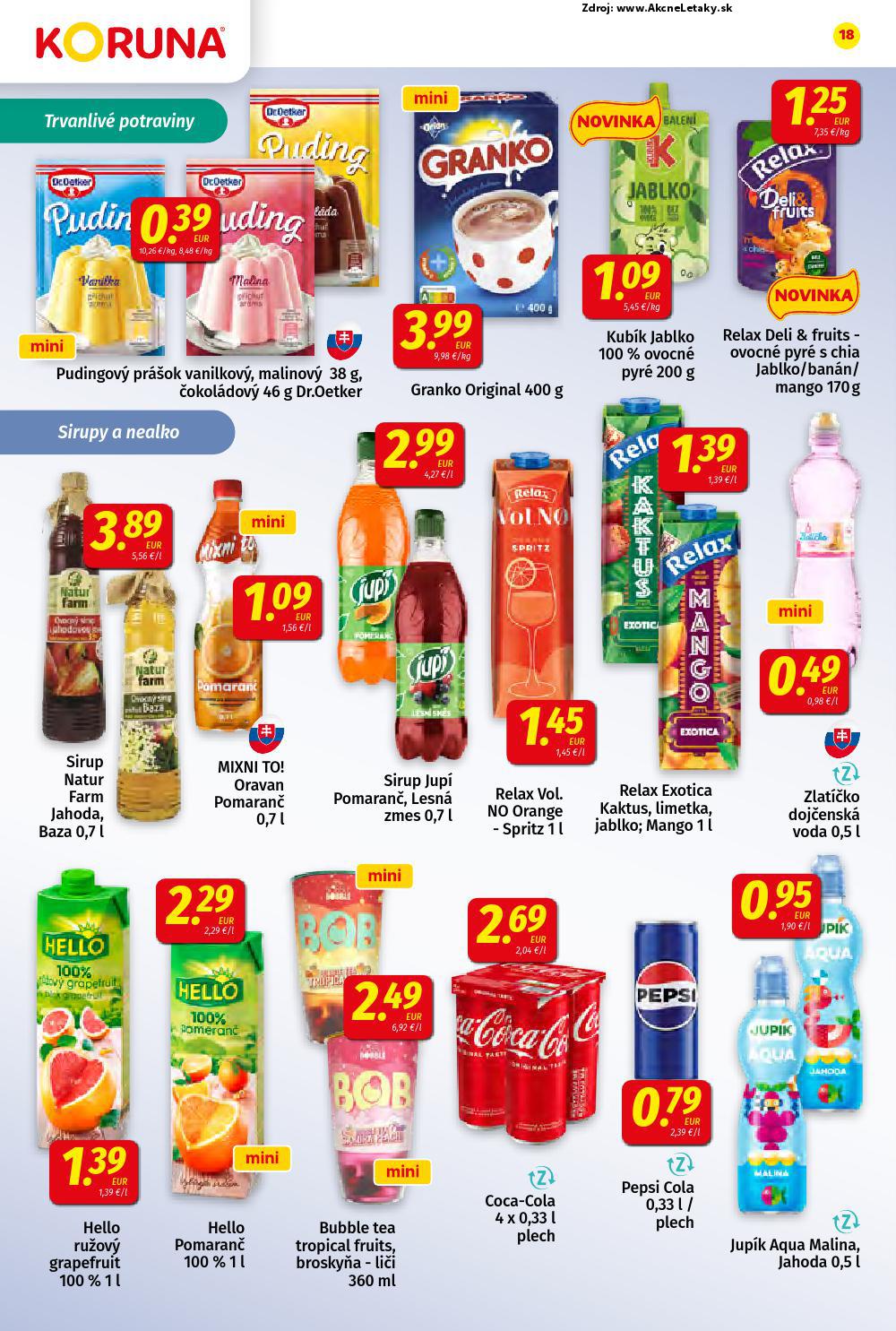 Leták KORUNA (6. 6. - 18. 6. 2025) - strana 18 z 24