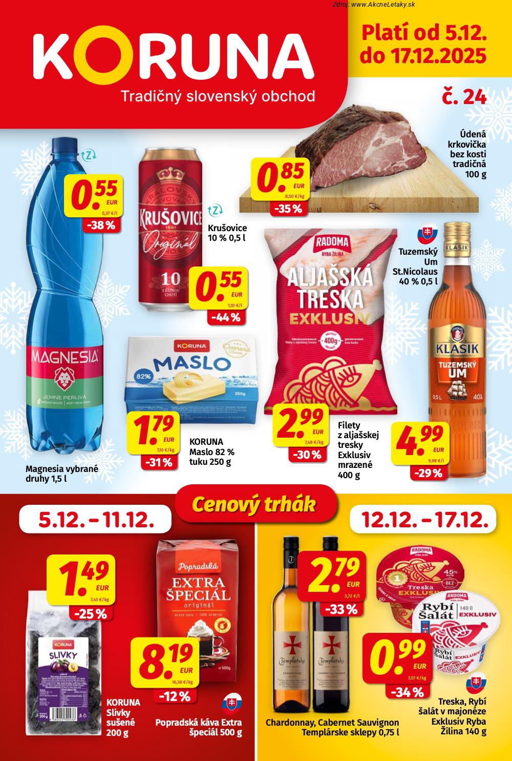 Leták KORUNA - strana 1