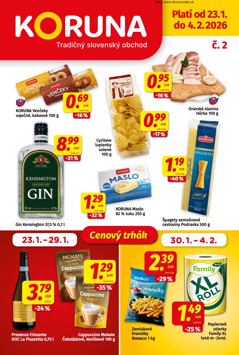 Leták KORUNA - strana 1