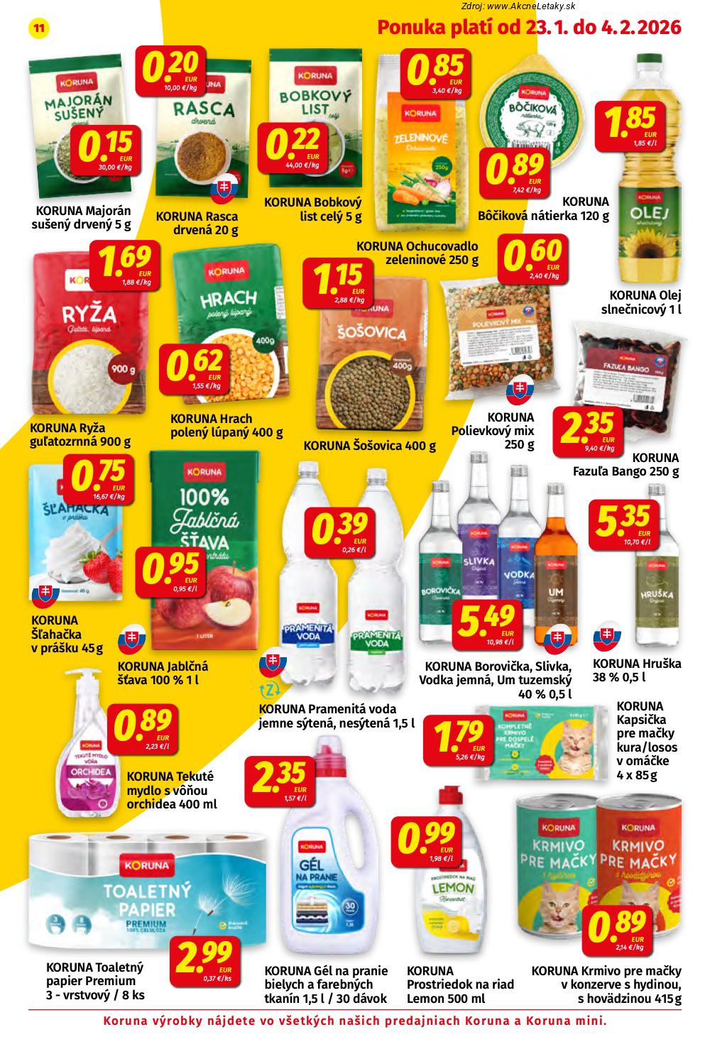 Leták KORUNA (23. 1. - 4. 2. 2026) - strana 11 z 24