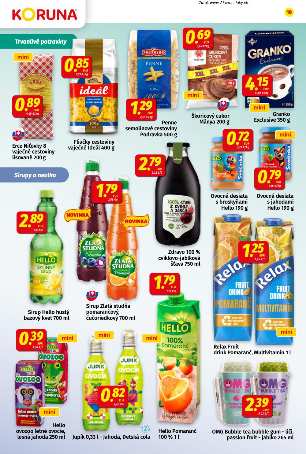Leták KORUNA (23. 1. - 4. 2. 2026) - strana 18 z 24