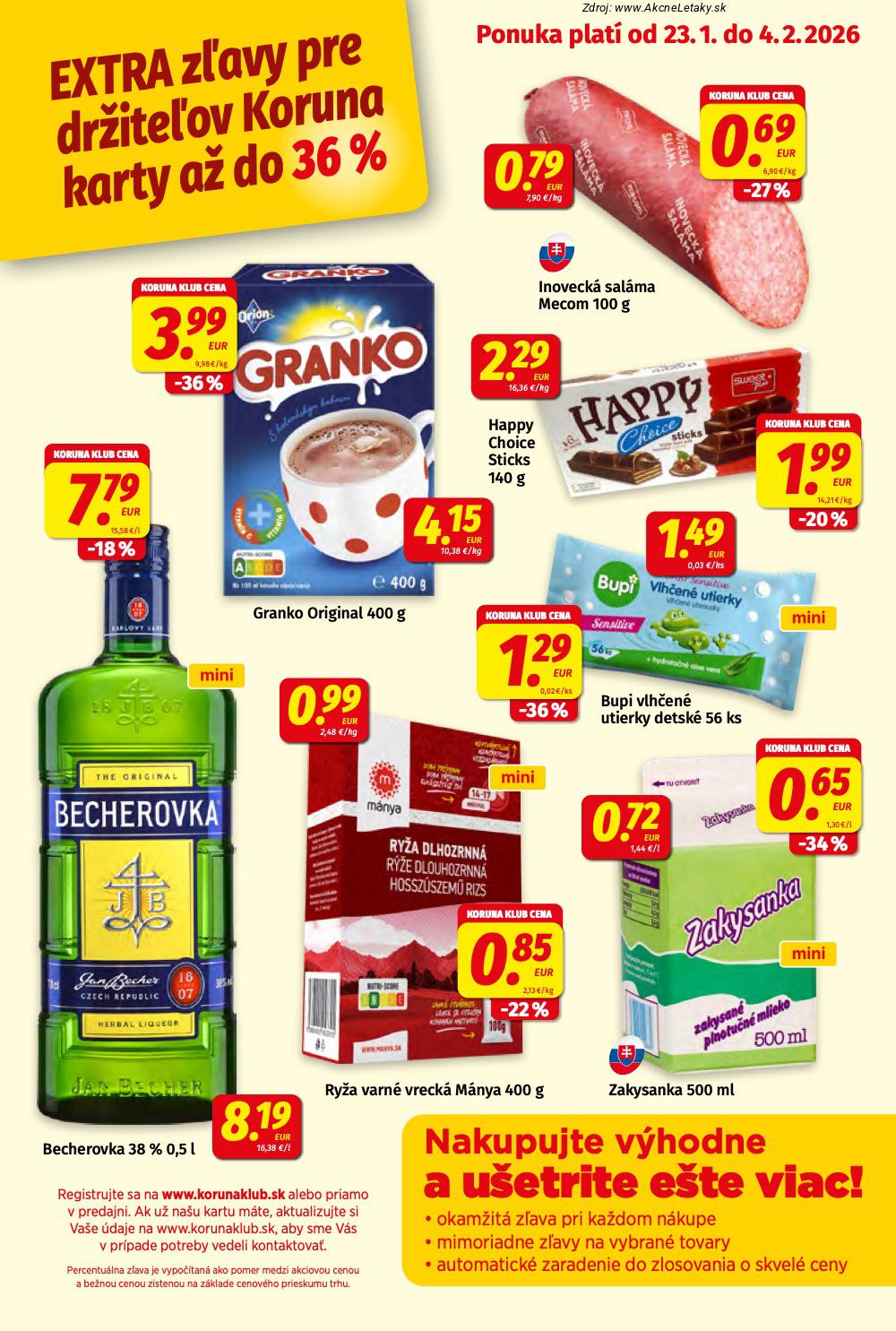 Leták KORUNA (23. 1. - 4. 2. 2026) - strana 9 z 24