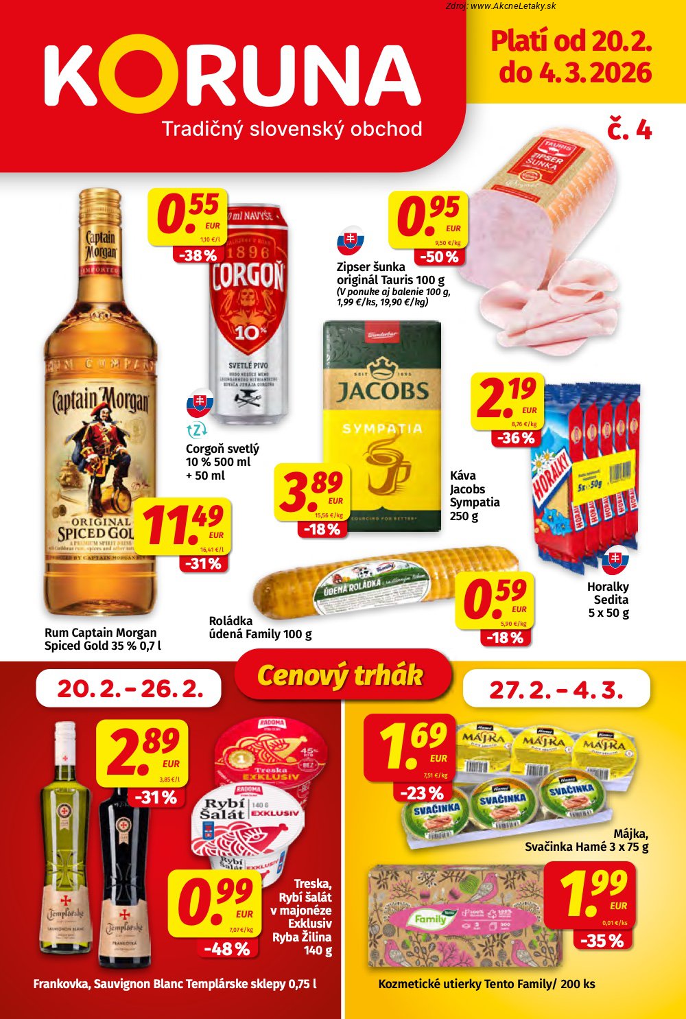 Leták KORUNA - strana 1