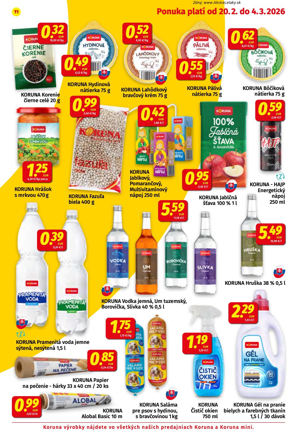 Leták KORUNA (20. 2. - 4. 3. 2026) - strana 11 z 24