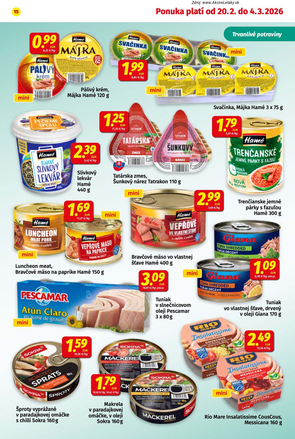 Leták KORUNA (20. 2. - 4. 3. 2026) - strana 15 z 24